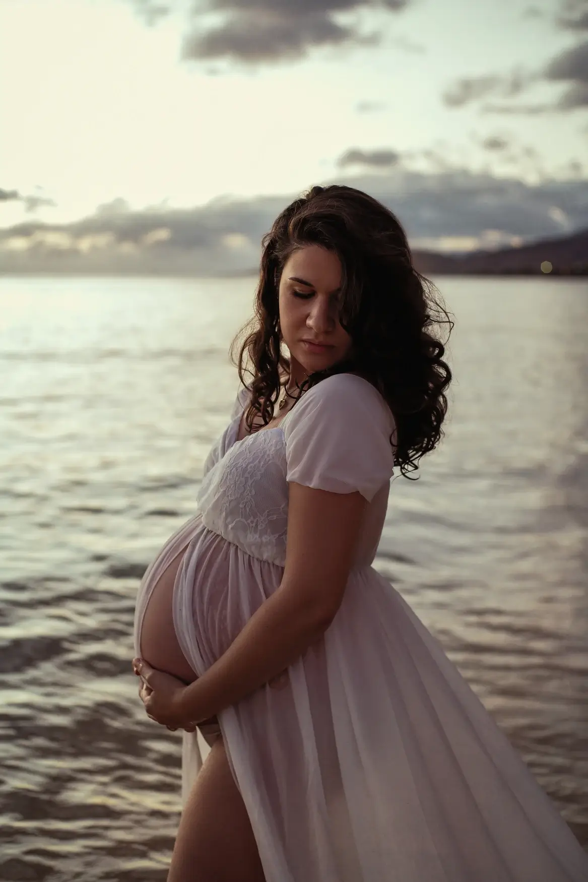 Angela’s Empowered Mama Session: Honoring New Life at Tracks Beach 7
